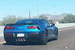 [VIDEO] Black and Blue 2014 Corvette Stingrays Testing in Arizona