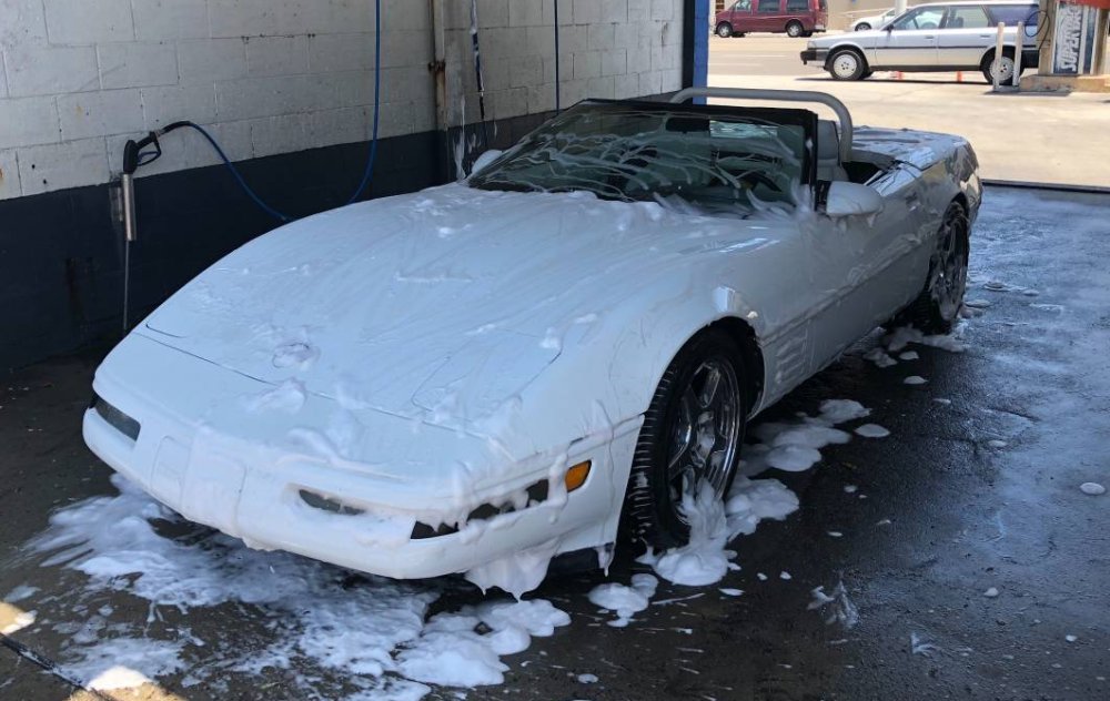 1992 Corvette Bath Time