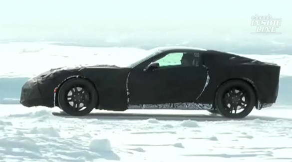 [VIDEO] C7 Corvette Captured on Spy Video