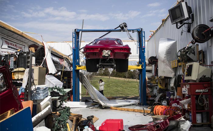 Classic Chevy Shop Damaged in Bowling Green Storms