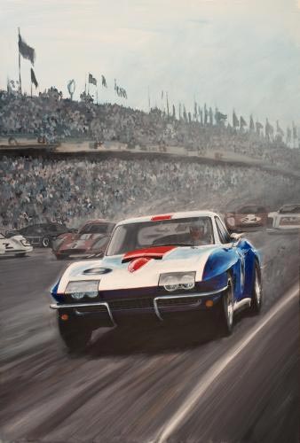 1967 Corvette Le Mans Racer Serves as Inspiration for Monterey Reunion Poster