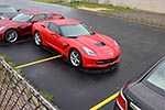 Five 2014 Corvette Stingrays at the Bowling Green Assembly Plant