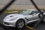 Five 2014 Corvette Stingrays at the Bowling Green Assembly Plant