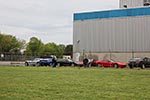 Five 2014 Corvette Stingrays at the Bowling Green Assembly Plant