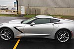 Five 2014 Corvette Stingrays at the Bowling Green Assembly Plant