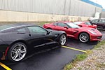 Five 2014 Corvette Stingrays at the Bowling Green Assembly Plant