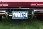 The Corvette Vanity Plates of Bloomington Gold 2012