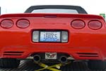 The Corvette Vanity Plates of Bloomington Gold 2013