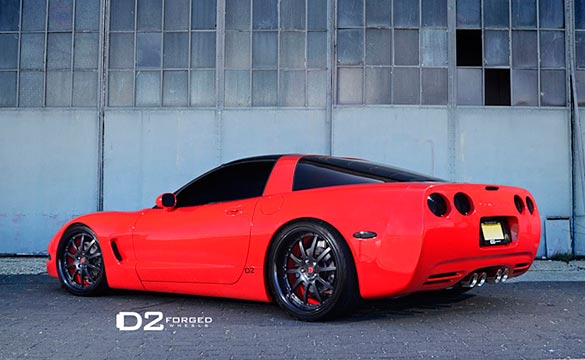 [PICS] Red C5 Corvette on D2FORGED FMS05 Wheels