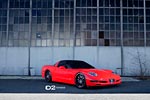 [PICS] Red C5 Corvette on D2FORGED FMS05 Wheels