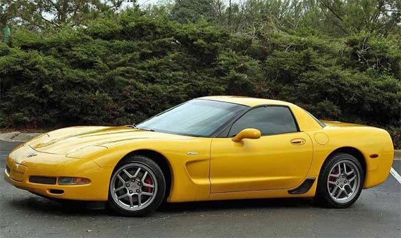 Thieves Steal a 2003 Yellow Corvette in Virginia