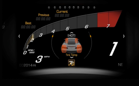 [VIDEO] 2014 Corvette Stingray's Advanced Dash Displays