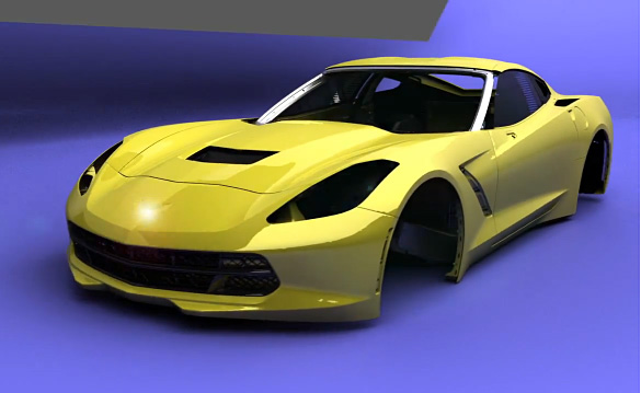 [VIDEO] The 2014 Corvette Stingray Animated Build