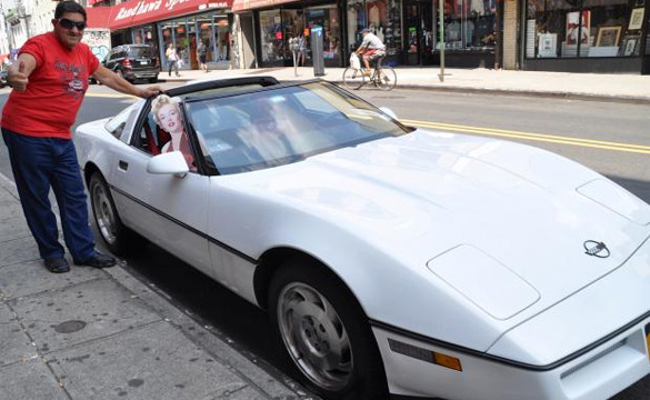 Cruising in the Corvette with Marilyn Monroe