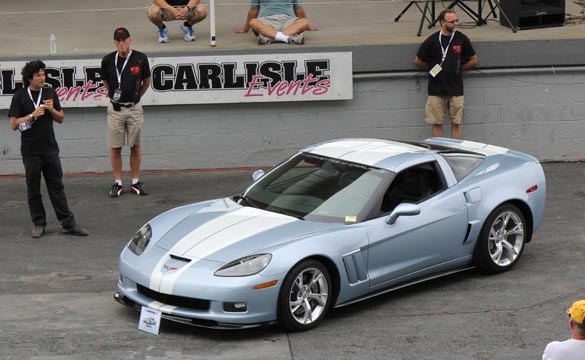 Corvettes at Carlisle: GM Shows Off New GCA Wheels and Stripes