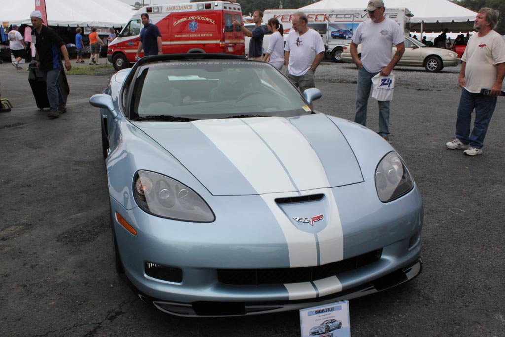 Corvettes at Carlisle: GM Shows Off New GCA Wheels and Stripes