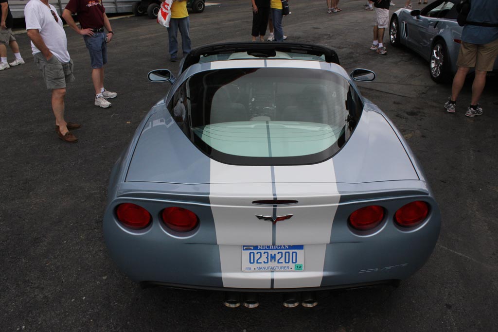 Corvettes at Carlisle: GM Shows Off New GCA Wheels and Stripes