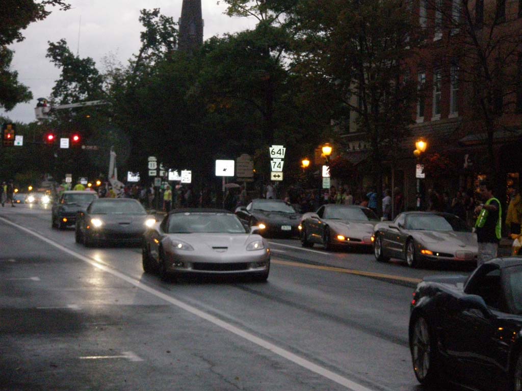 Corvettes at Carlisle: Downtown Parade