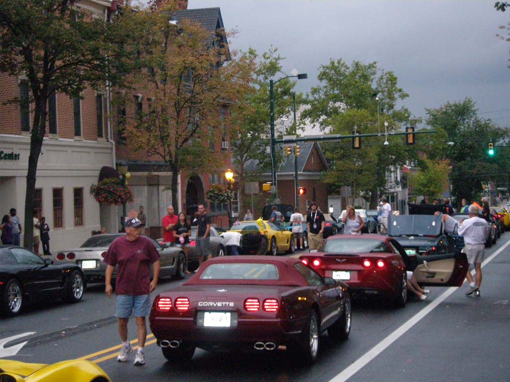 Corvettes at Carlisle: Downtown Parade