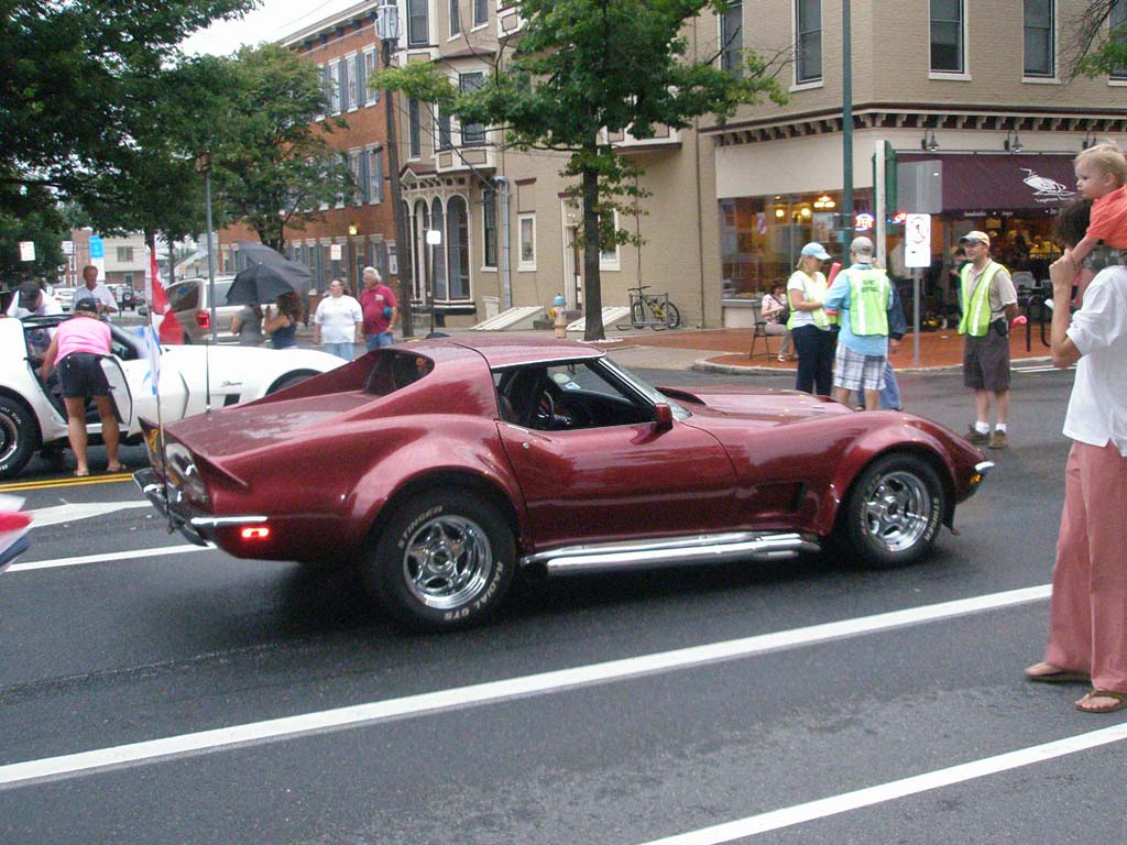 Corvettes at Carlisle: Downtown Parade