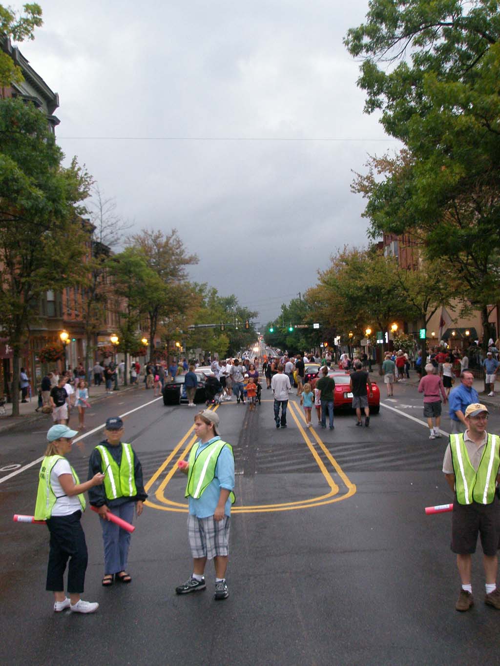 Corvettes at Carlisle: Downtown Parade