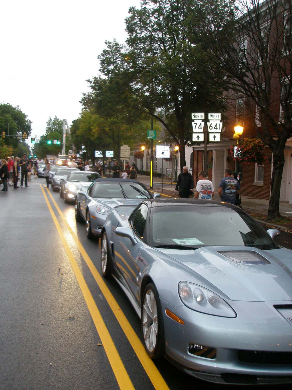 Corvettes at Carlisle: Downtown Parade