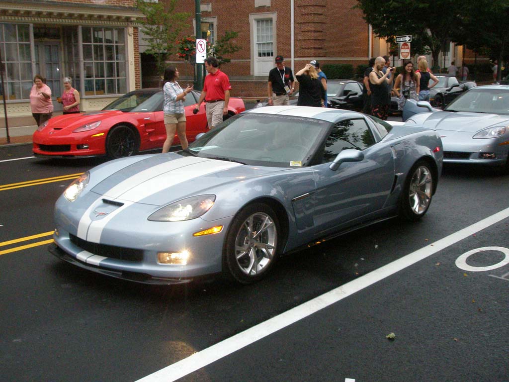 Corvettes at Carlisle: Downtown Parade