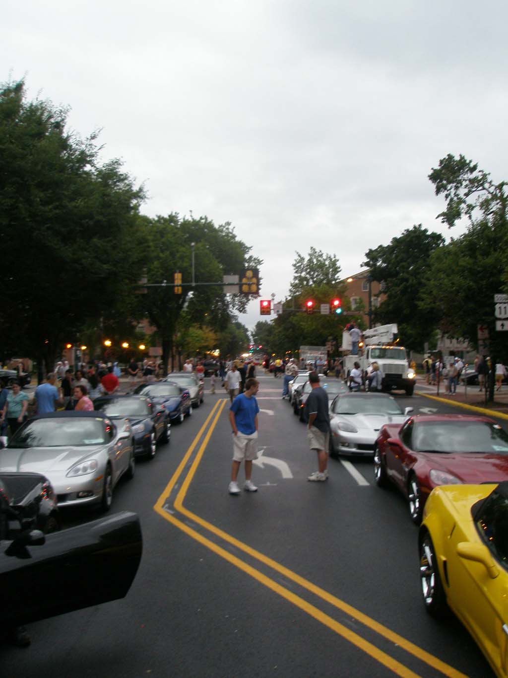 Corvettes at Carlisle: Downtown Parade