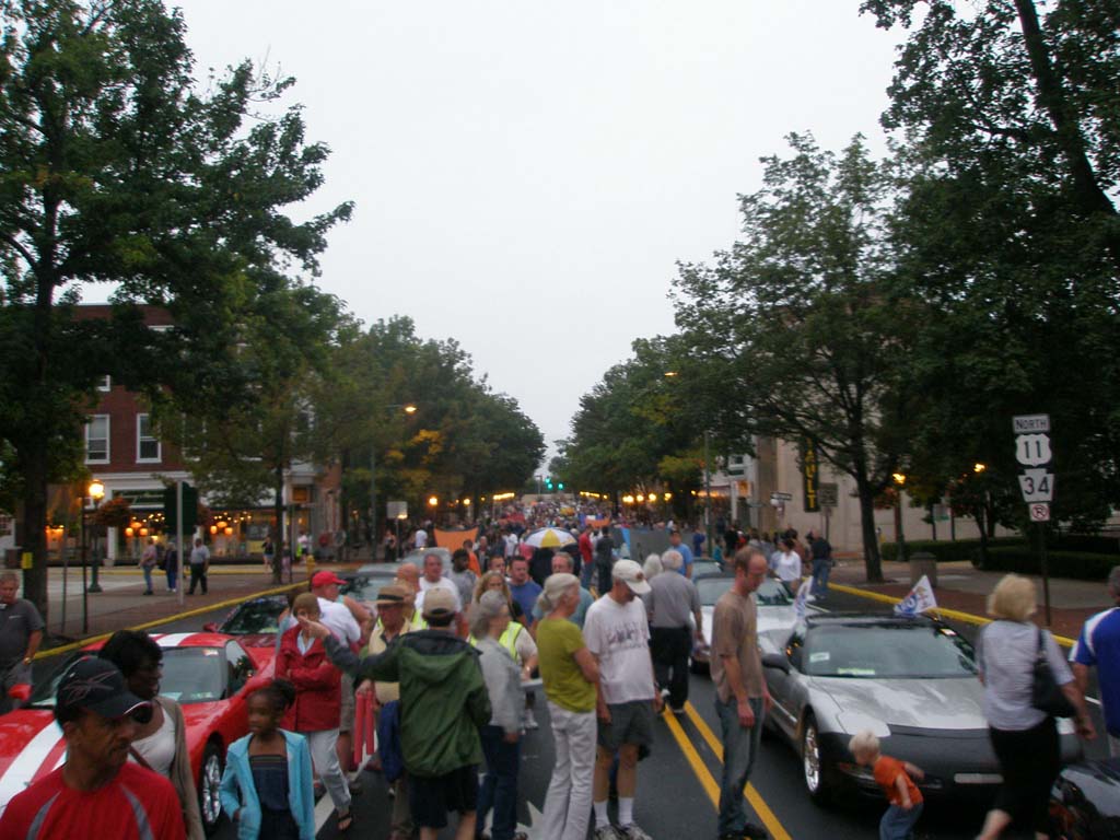 Corvettes at Carlisle: Downtown Parade