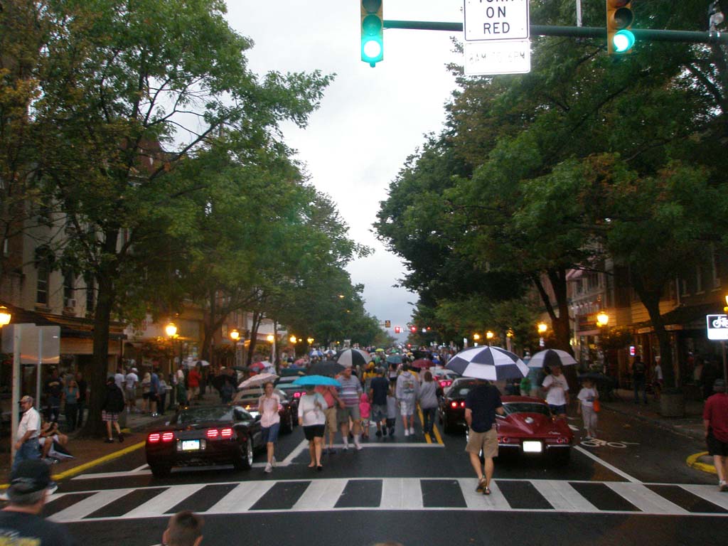 Corvettes at Carlisle: Downtown Parade