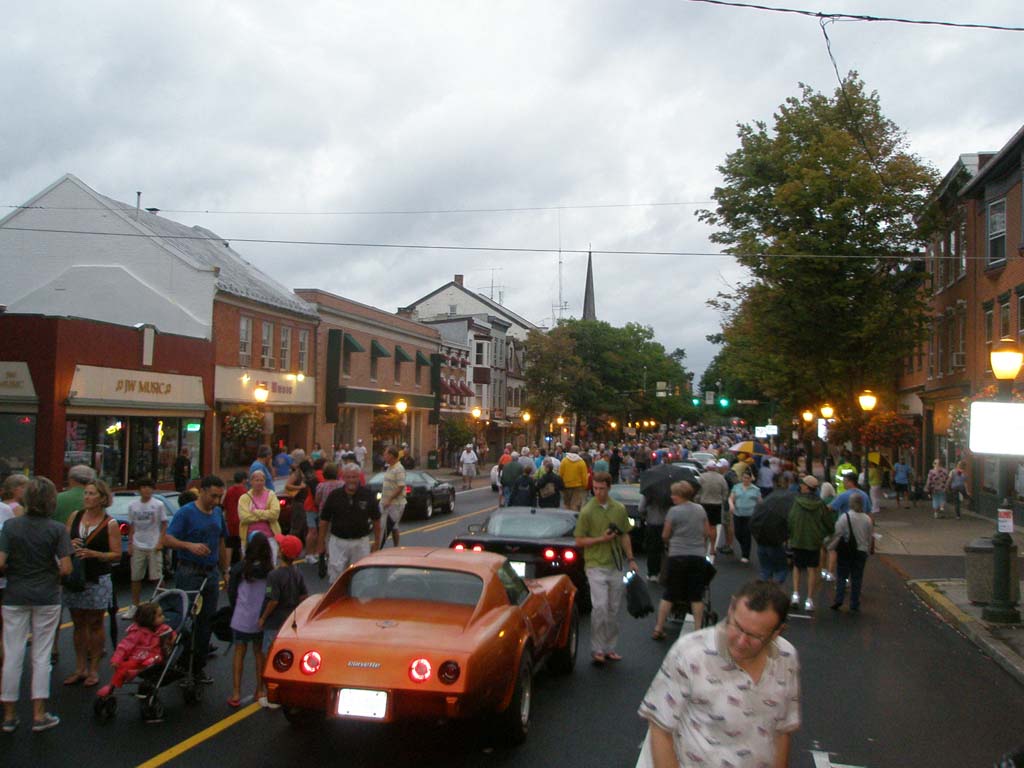 Corvettes at Carlisle: Downtown Parade