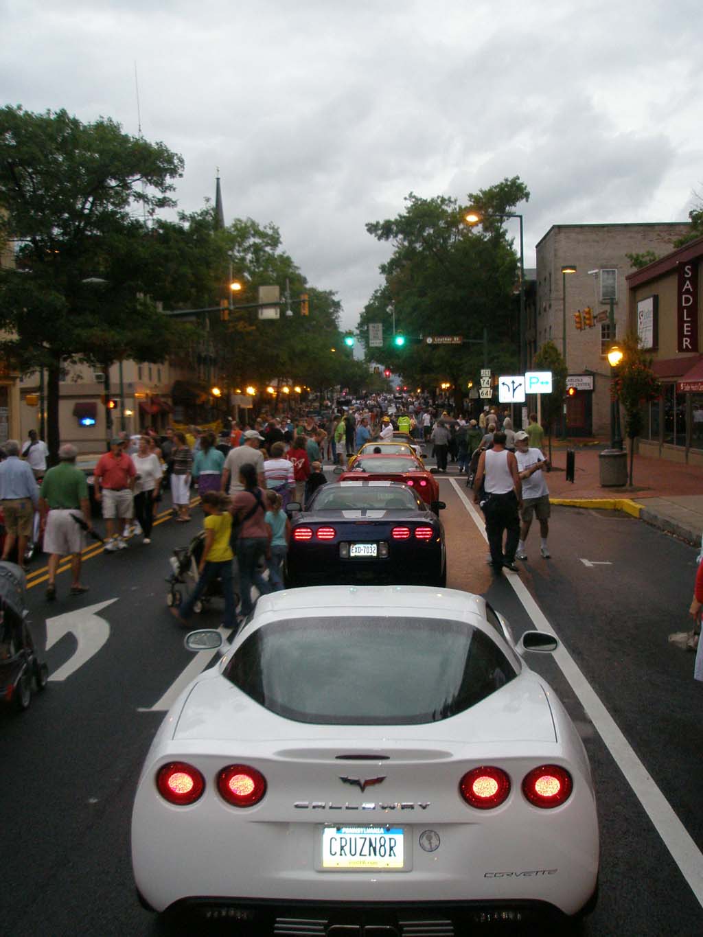 Corvettes at Carlisle: Downtown Parade