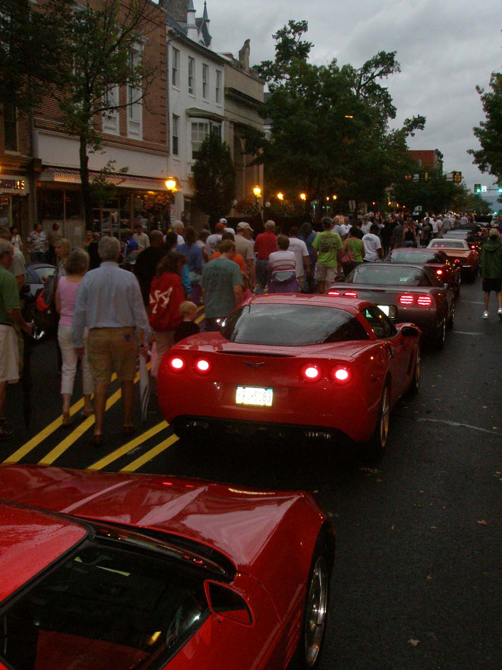 Corvettes at Carlisle: Downtown Parade