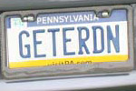 Corvette Vanity License Plates from Corvettes at Carlisle