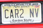 Corvette Vanity License Plates from Corvettes at Carlisle