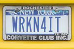 Corvette Vanity License Plates from Corvettes at Carlisle