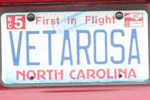 Corvette Vanity License Plates from Corvettes at Carlisle