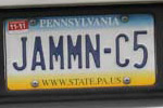 Corvette Vanity License Plates from Corvettes at Carlisle