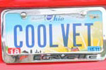 Corvette Vanity License Plates from Corvettes at Carlisle