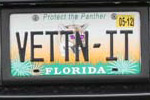 Corvette Vanity License Plates from Corvettes at Carlisle