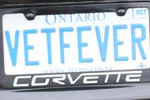 Corvette Vanity License Plates from Corvettes at Carlisle