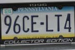 Corvette Vanity License Plates from Corvettes at Carlisle