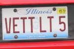 Corvette Vanity License Plates from Corvettes at Carlisle