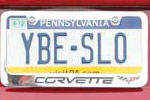 Corvette Vanity License Plates from Corvettes at Carlisle