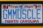 Corvette Vanity License Plates from Corvettes at Carlisle