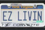 Corvette Vanity License Plates from Corvettes at Carlisle