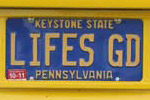 Corvette Vanity License Plates from Corvettes at Carlisle