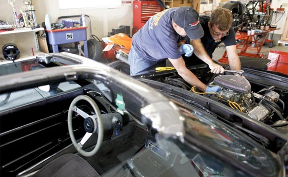 Father and Son Work Together to Restore a 1977 Corvette