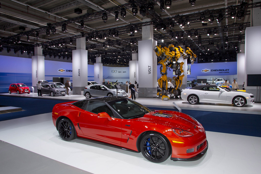 Corvettes on Display at 2011 Frankfurt Motor Show