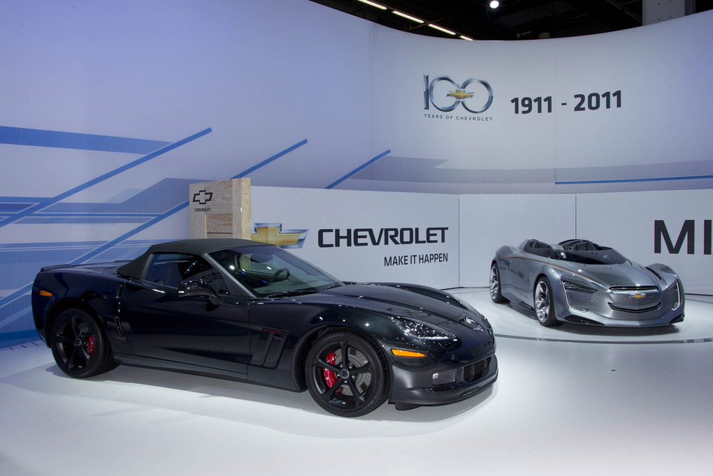 Corvettes on Display at 2011 Frankfurt Motor Show